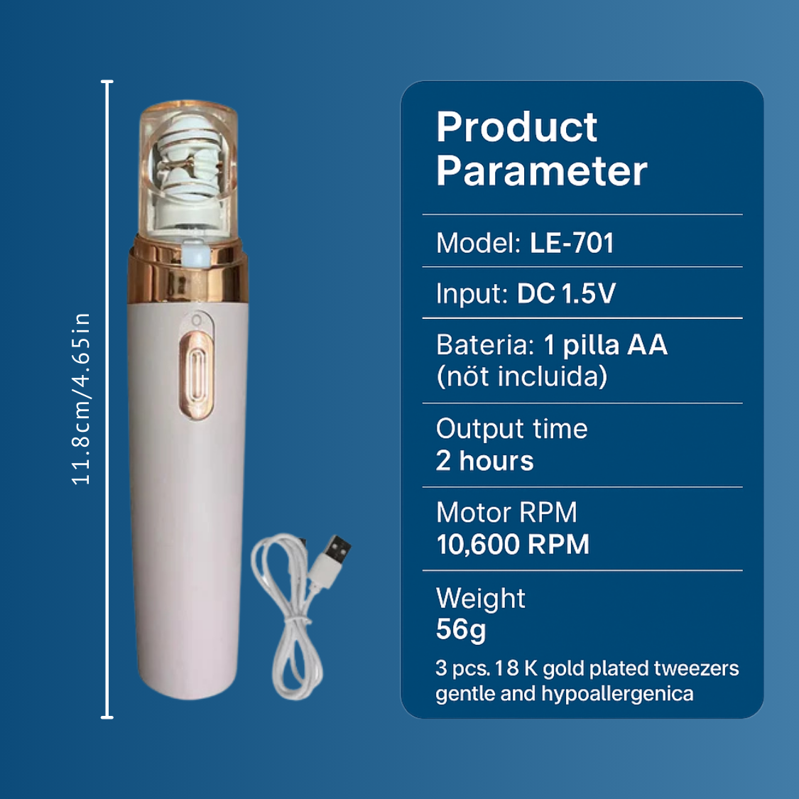 AuraClear Epilator - Facial Epilator - Premium Facial Epilator