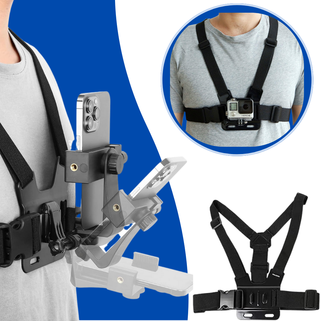 CaptureClutch™ - Phone Chest Strap