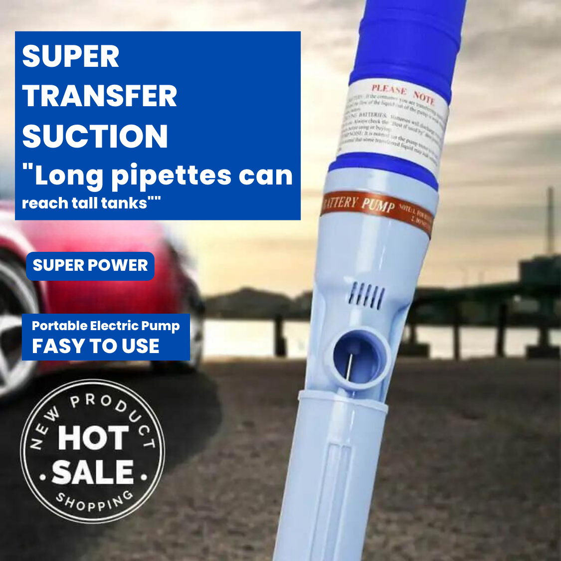 HydroGrip SafeTransfer™ - Electric pump