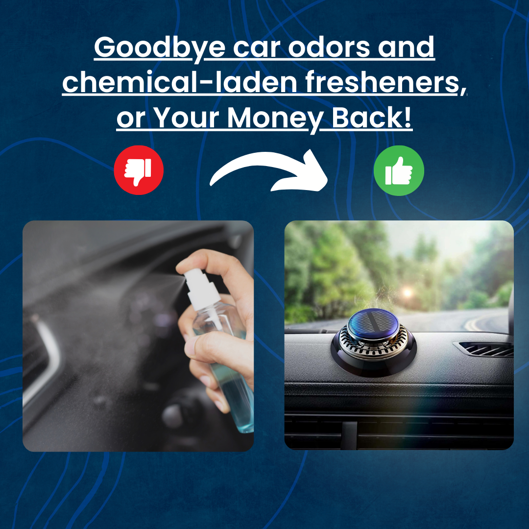 SunBreeze Auto Diffuser™ - Solar-Powered Car Diffuser