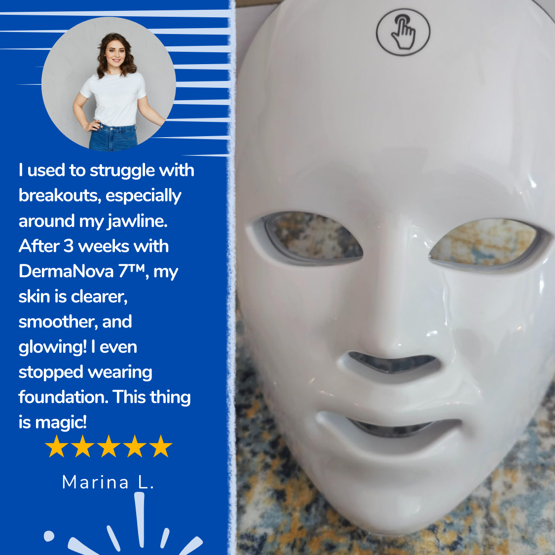 DermoNova 7™ - LED face mask