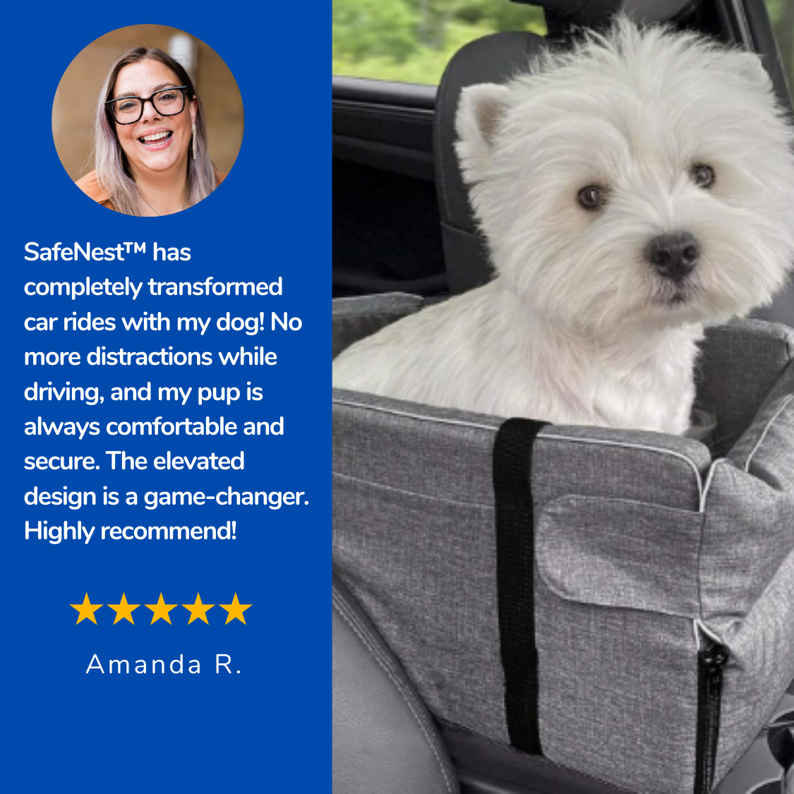 SafeNest™ - Pet Car Seat