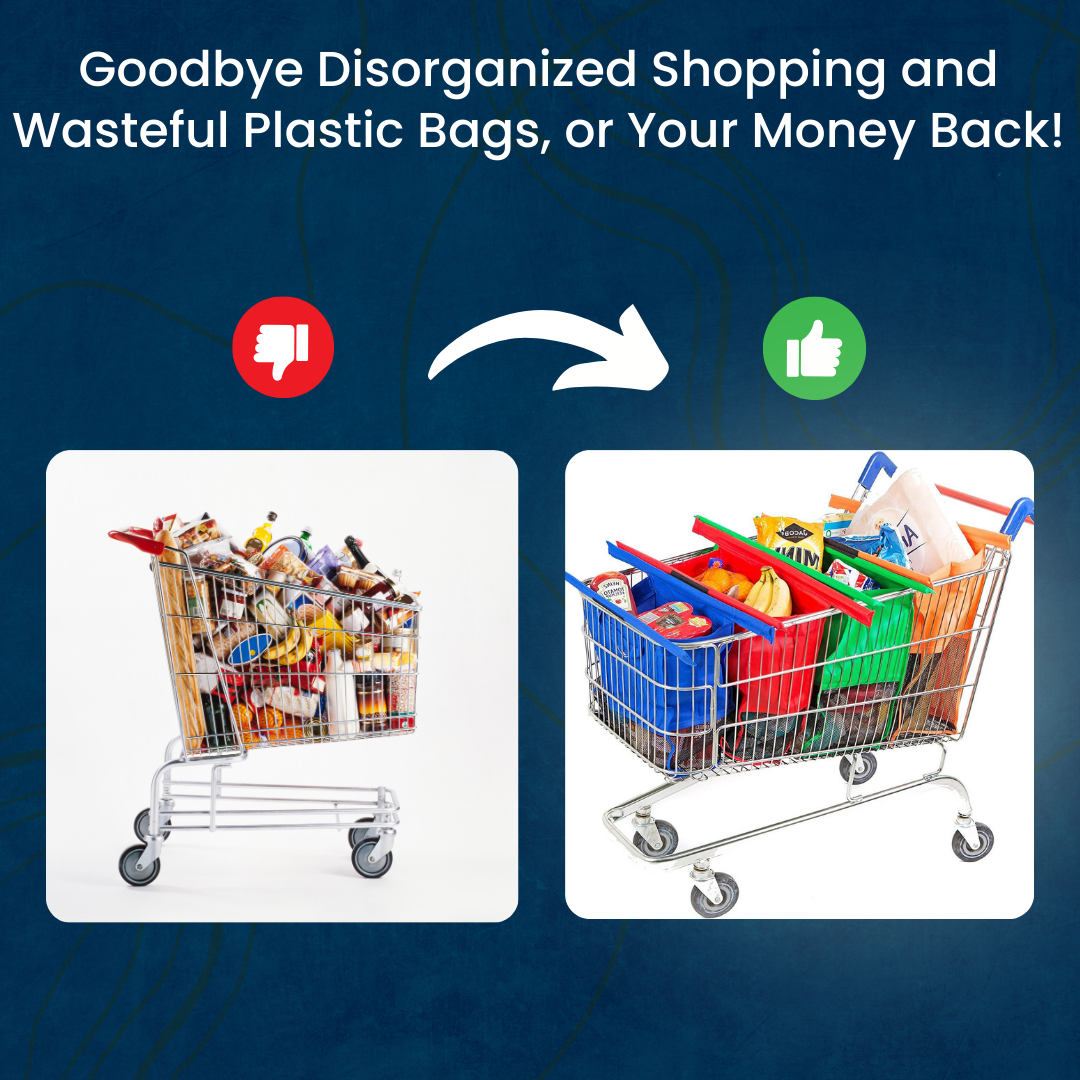 EcoPack Cart Bags™ - Reusable Trolley Bags