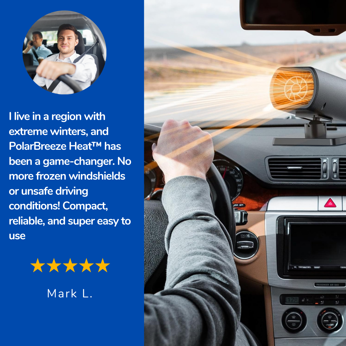 PolarBreeze Heat™ - Car Heater