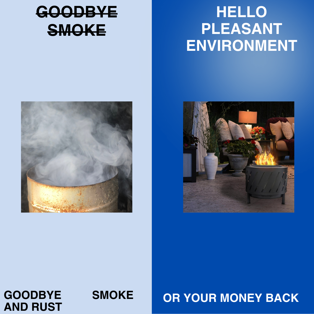 SmokeHaven Elite™ - Smokeless Fire Pit