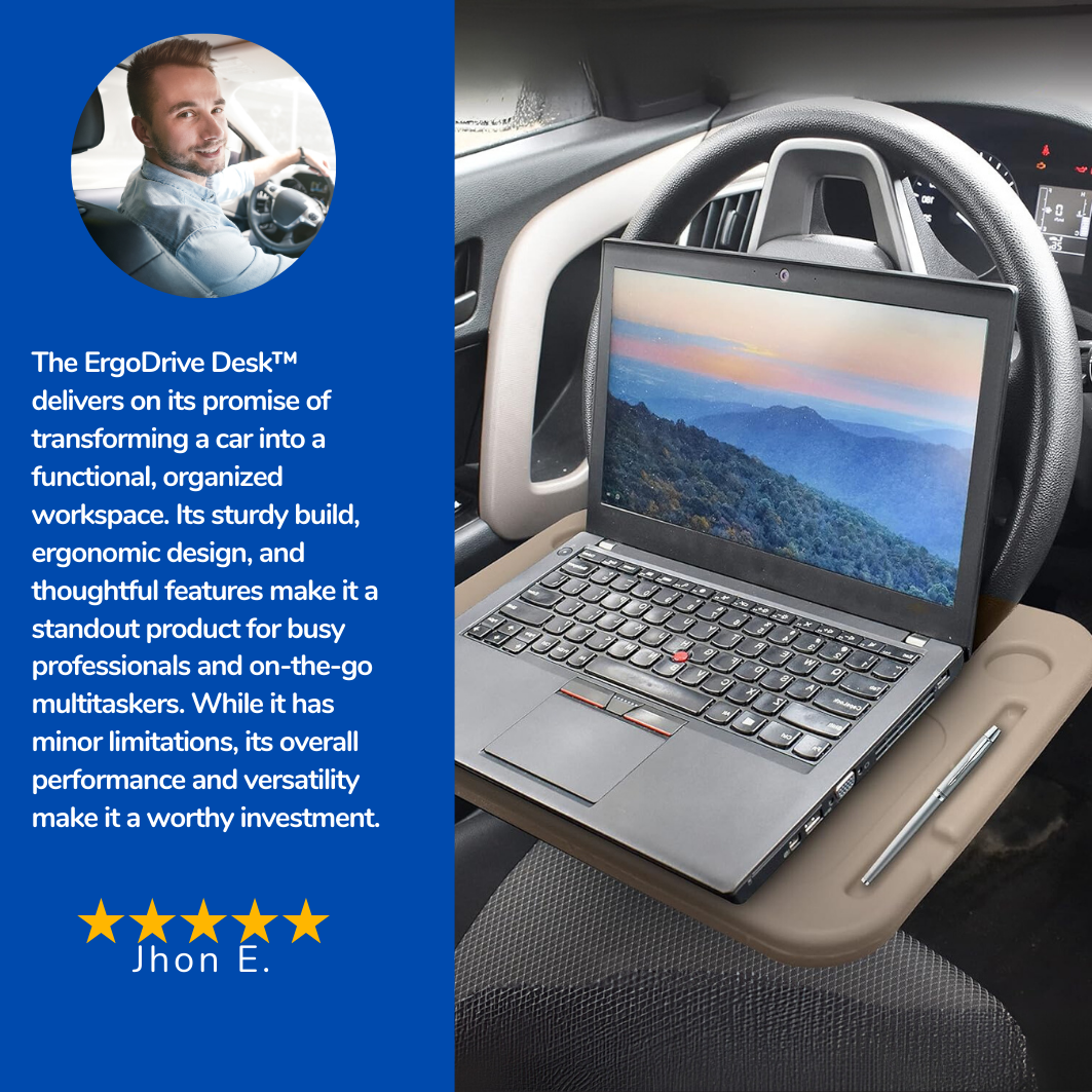 ErgoDrive Desk™ - Steering Wheel Table
