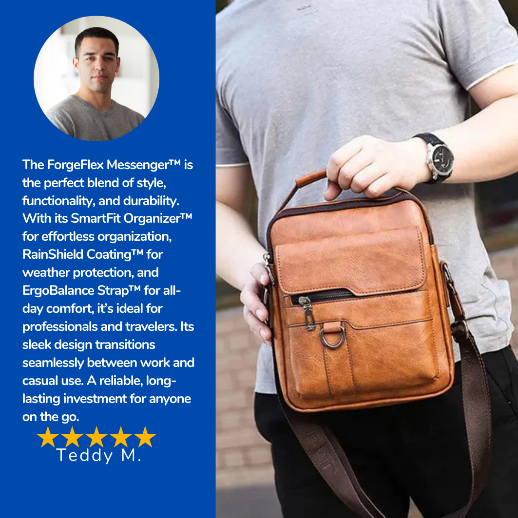 ForgeFlex Messenger™ - Men’s Messenger Bag