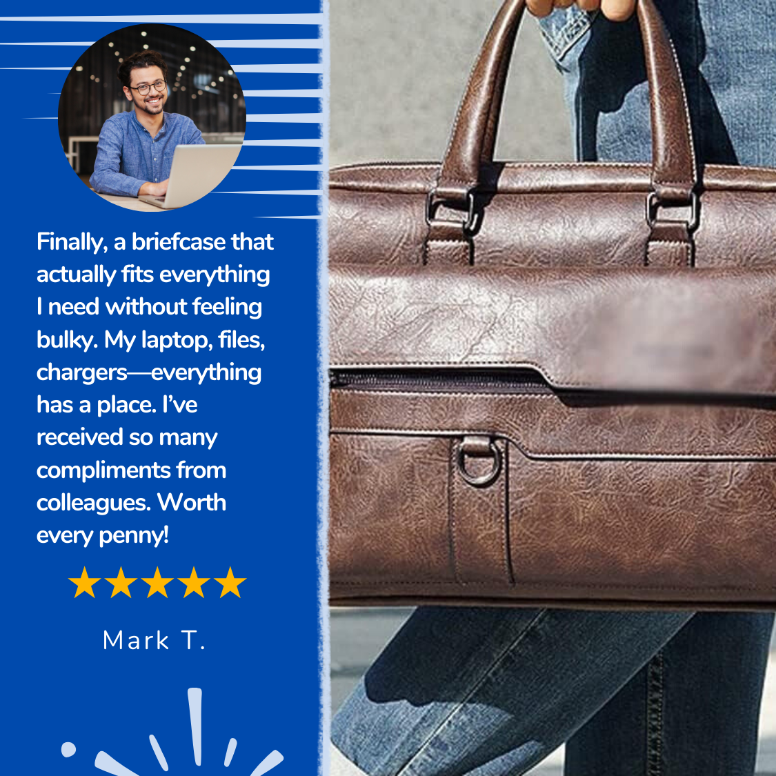 AscendCarrier™ - Leather Briefcase