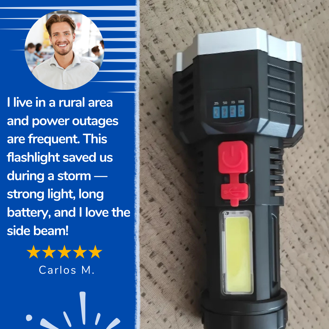 PowerCore Beam™ - Flashlight