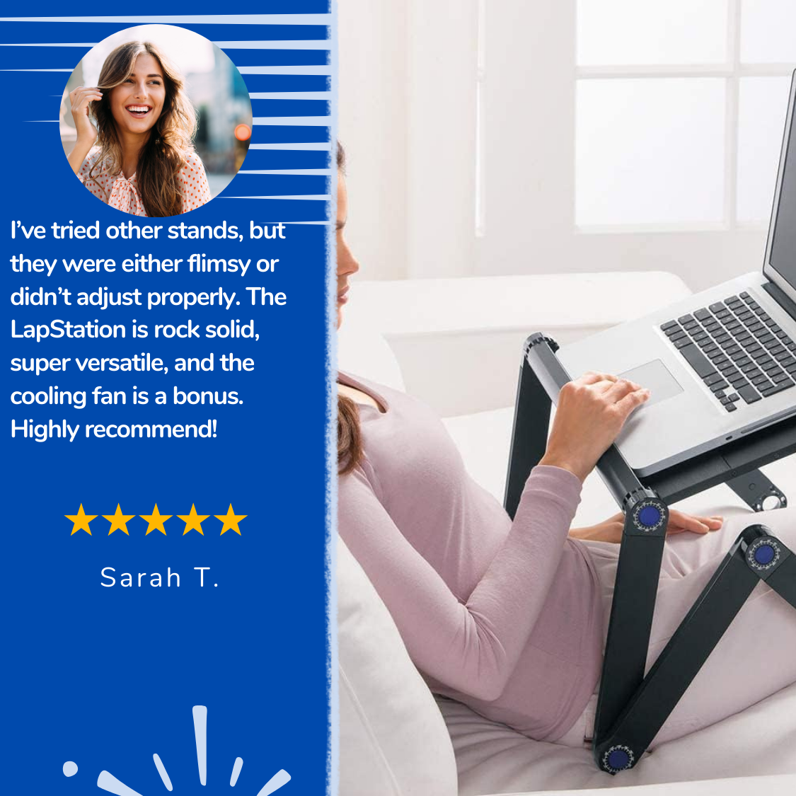 LapStation™ - Adjustable Lapdesk