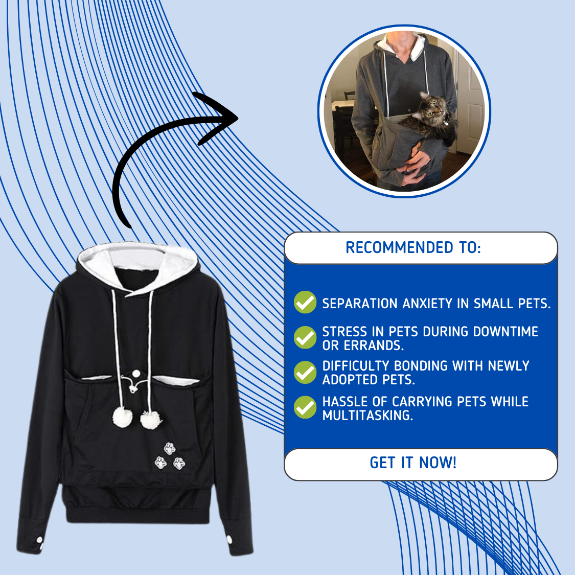 CuddlePouch™ - Sweatshirt