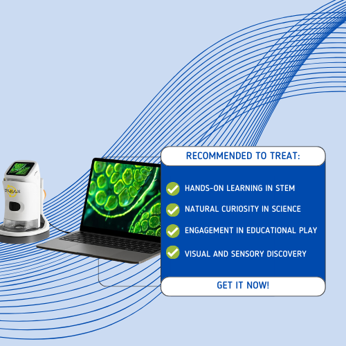 CurioView Scope™ - Kids Microscope With Screen