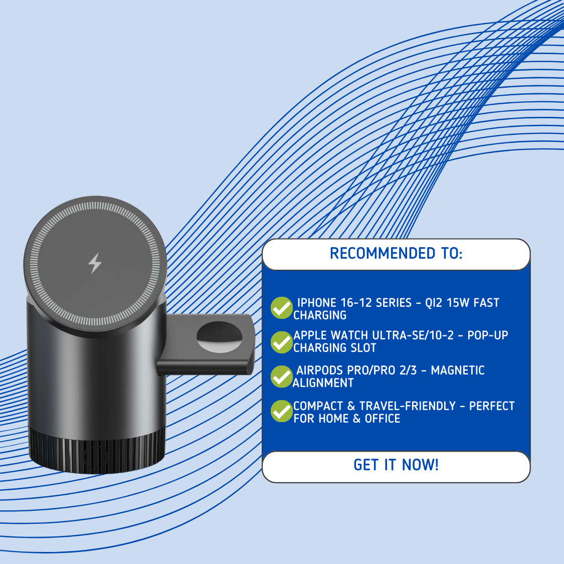 MagiCharge Pro™ - Wireless Charger