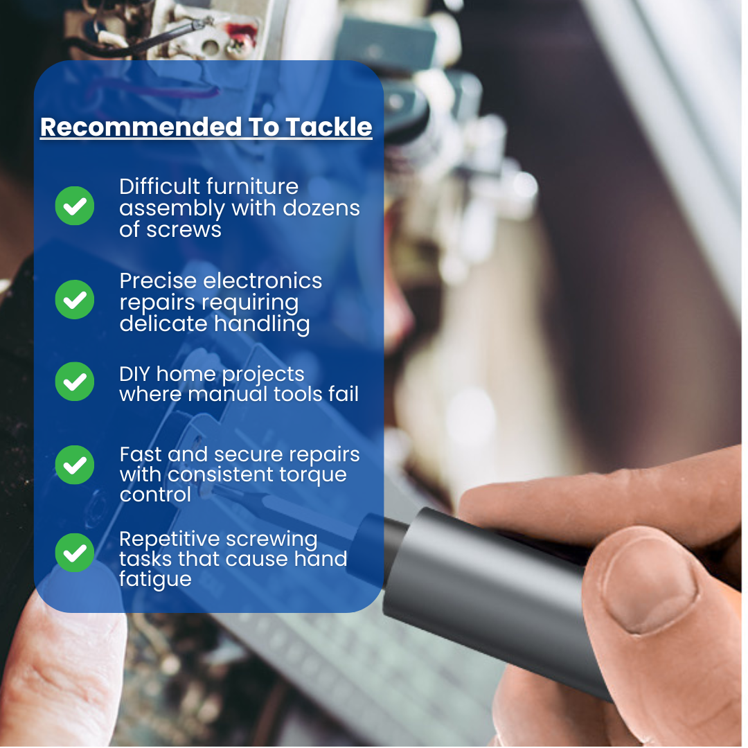 TorqueFlow E1™ - Mini Electric Screwdriver