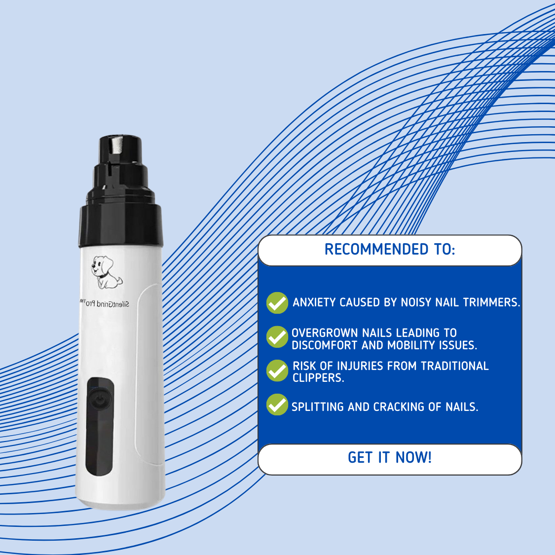 ClawCare Precision™ - Pet Nail Grinder