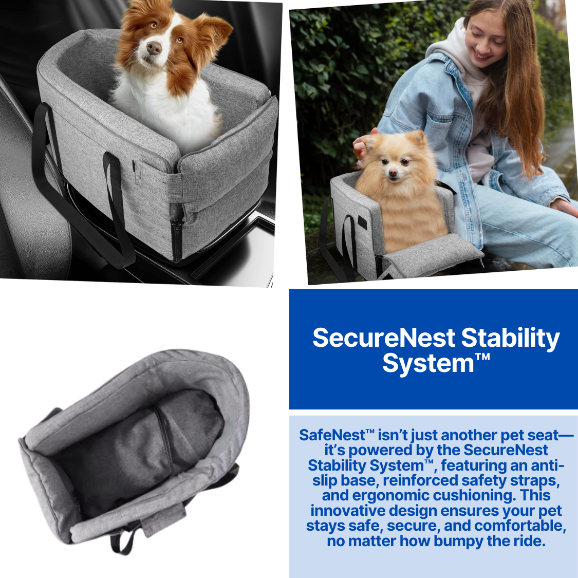 SafeNest™ - Pet Car Seat
