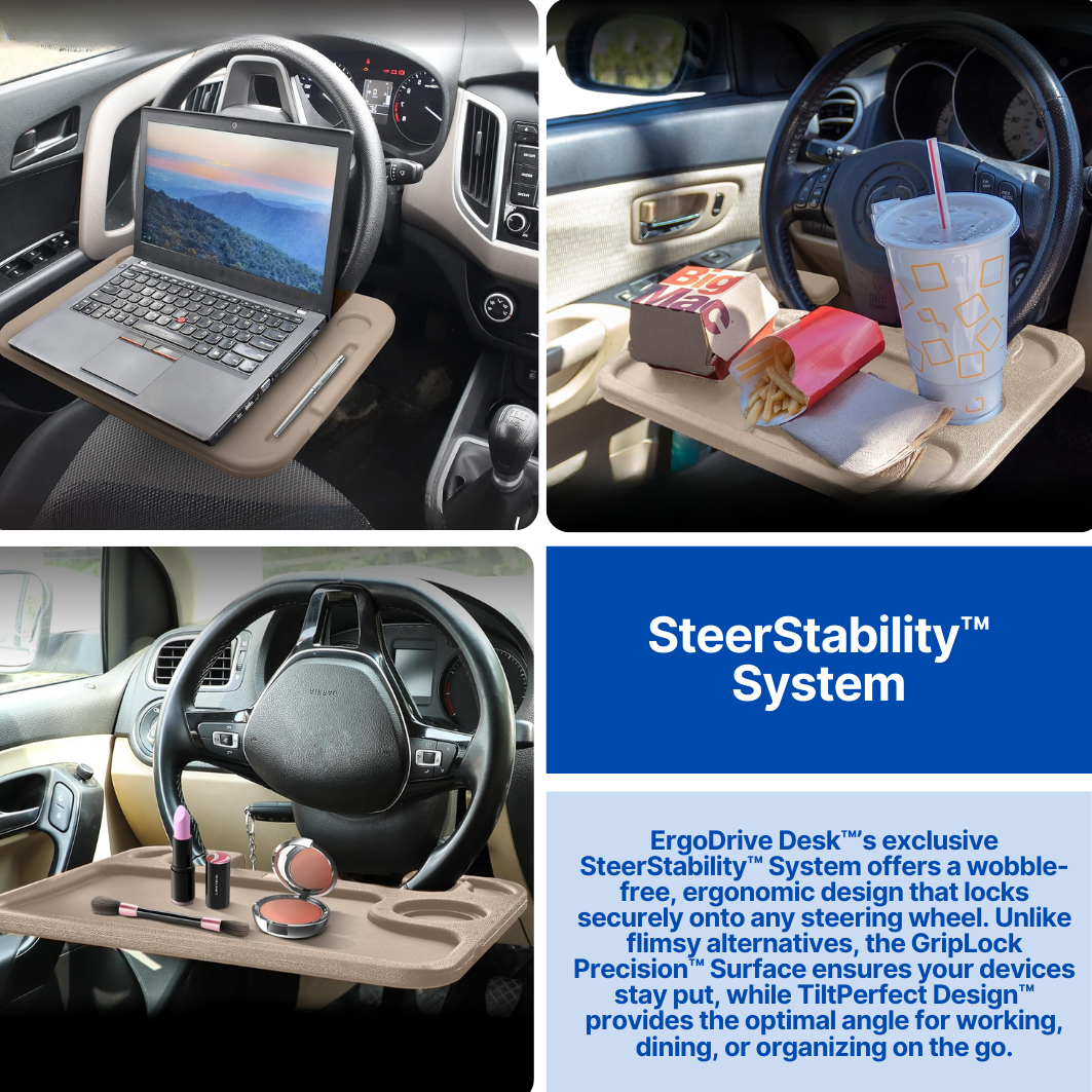 ErgoDrive Desk™ - Steering Wheel Table