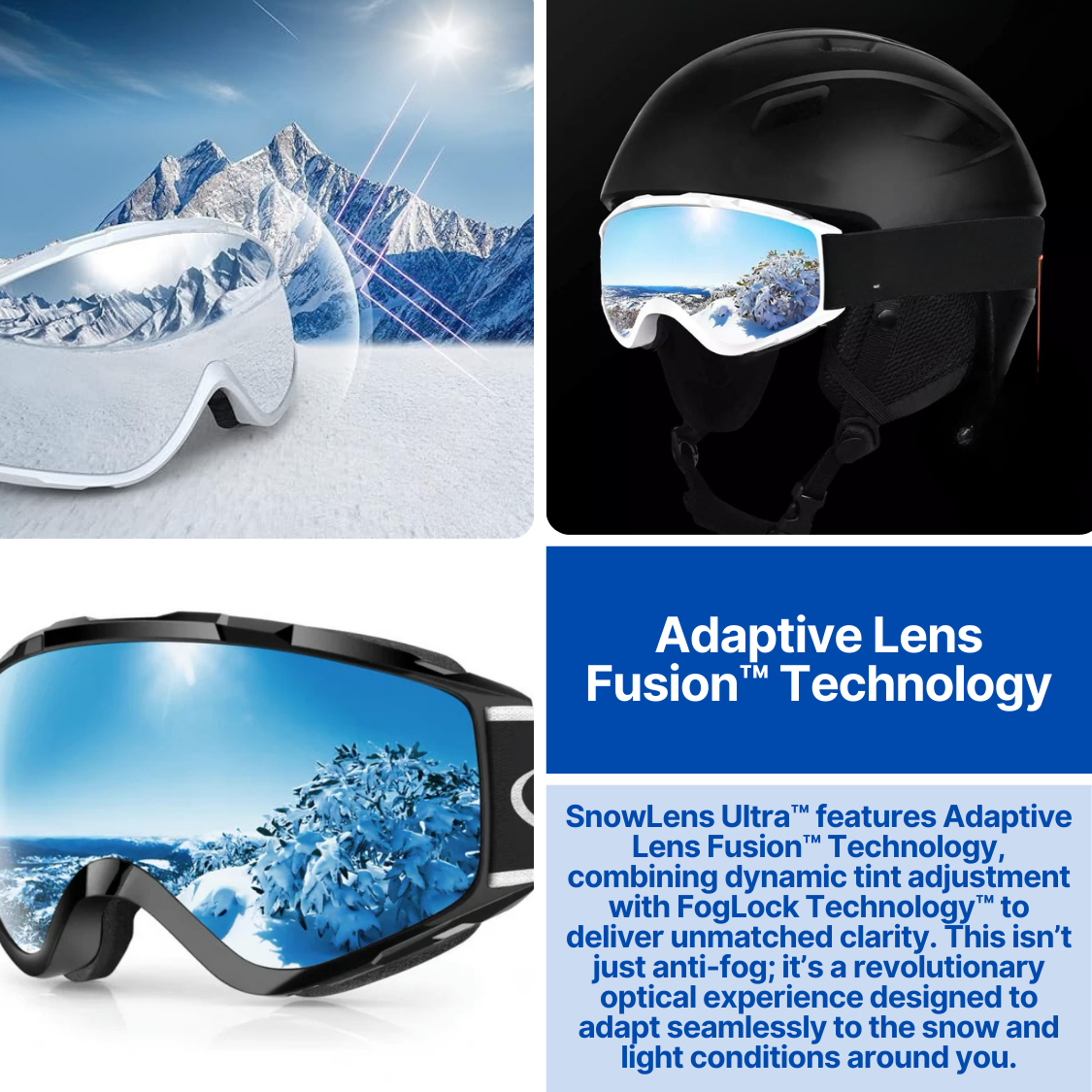 SnowLens Ultra™ - Ski Goggles