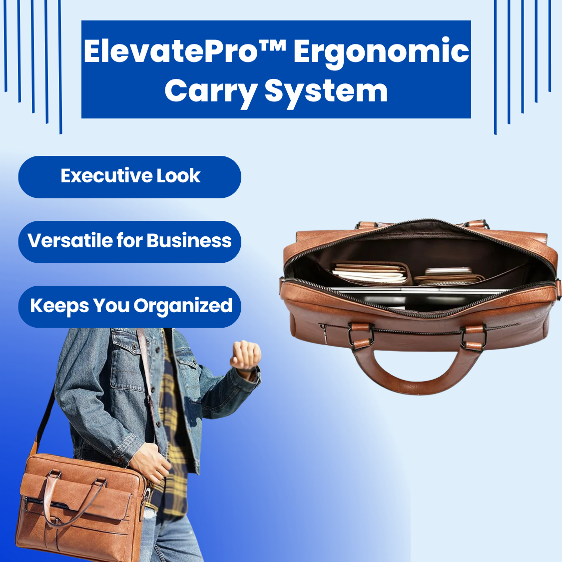 AscendCarrier™ - Leather Briefcase