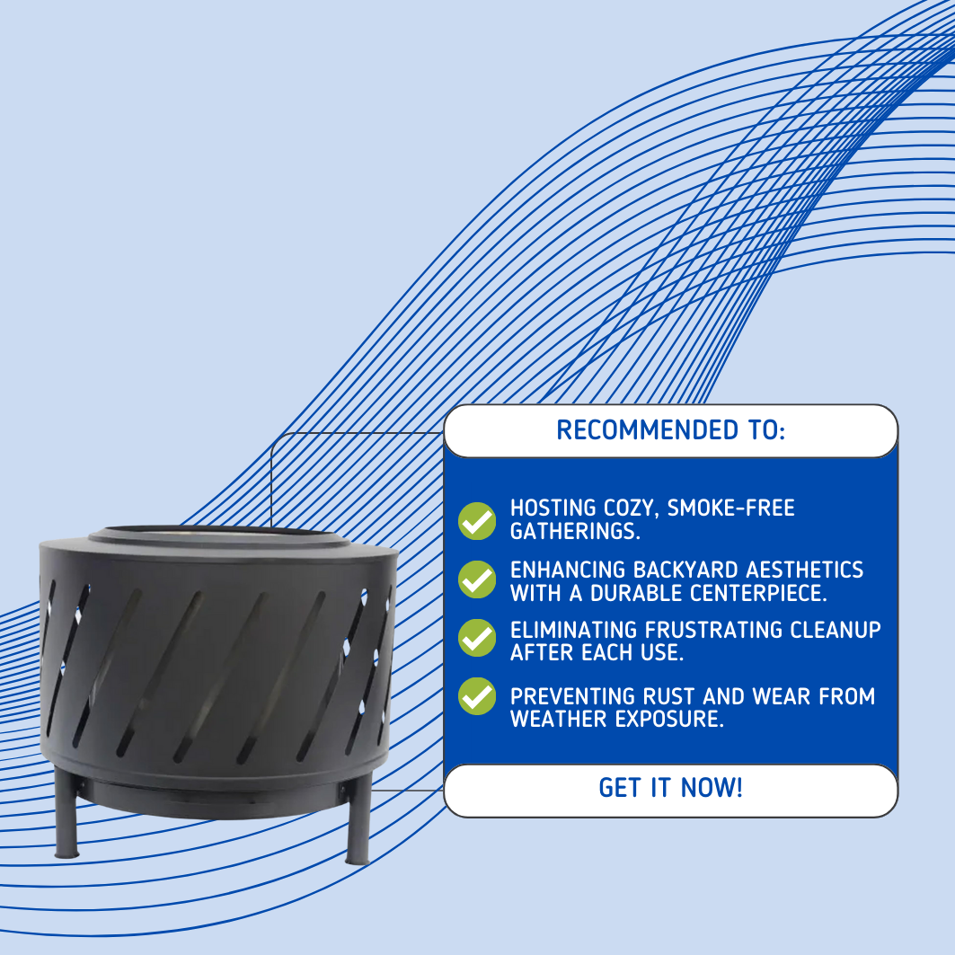 SmokeHaven Elite™ - Smokeless Fire Pit