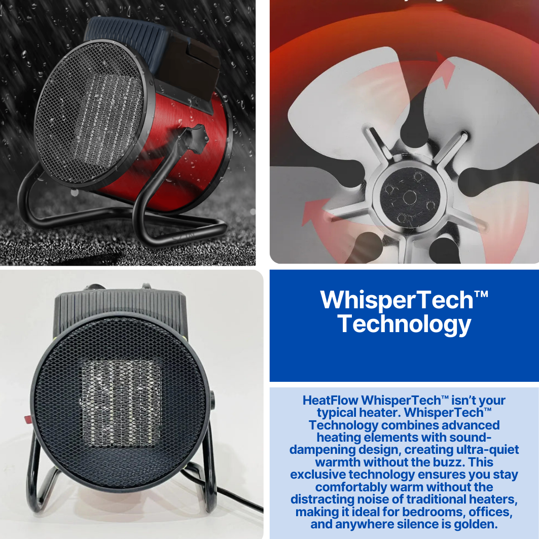 HeatFlow WhisperTech™ - Portable Electric Heater