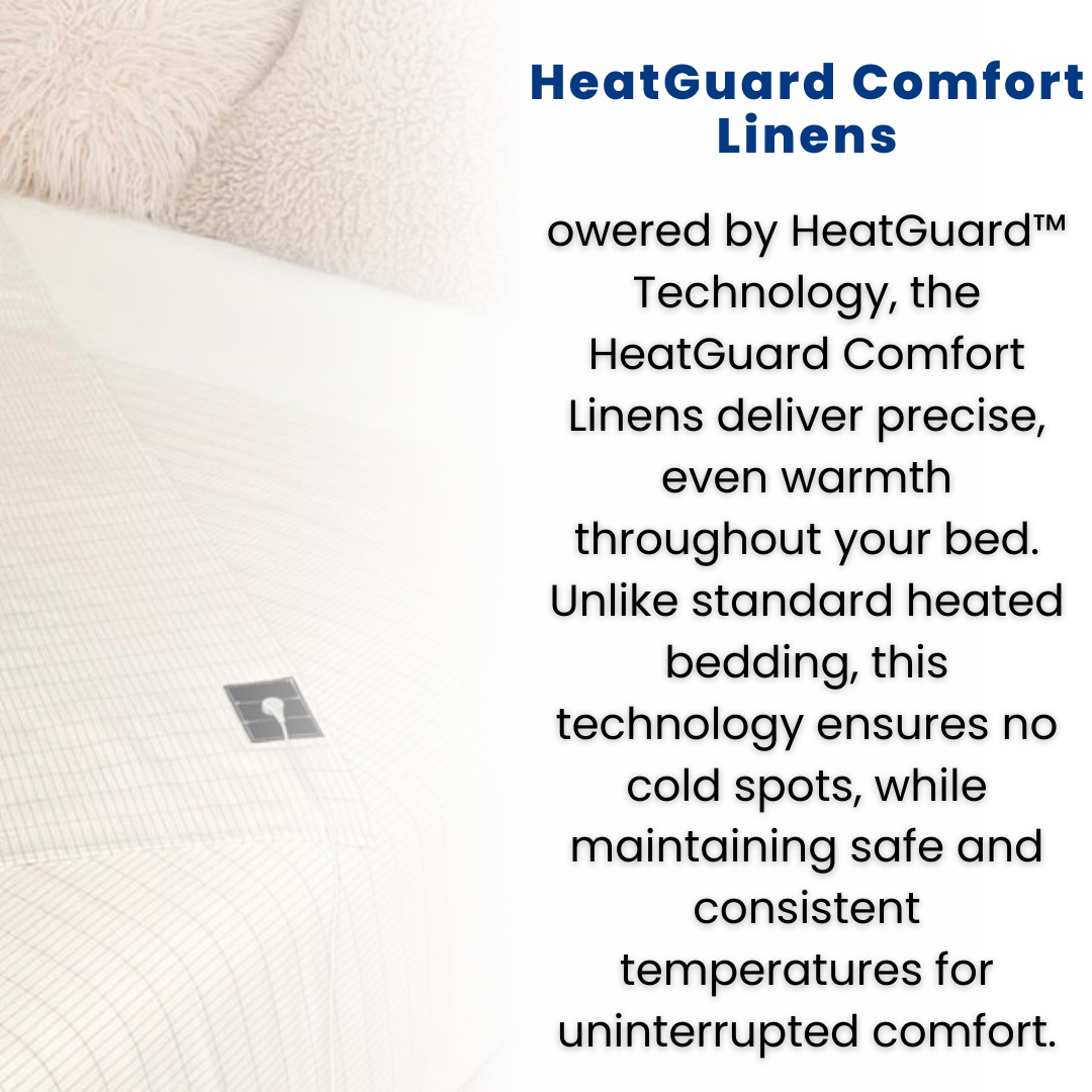HeatGuard Comfort Linens™ - Heated Bed Sheets