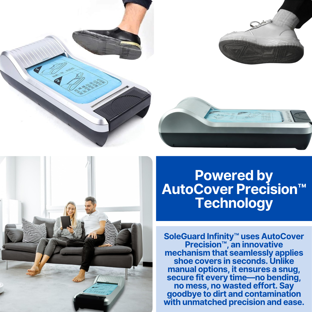 SoleGuard Infinity™ - Automatic Shoe Cover Dispenser