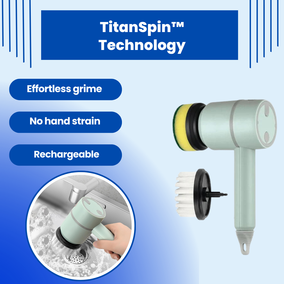 ScrubTitan™ - Electric Spin Scrubber