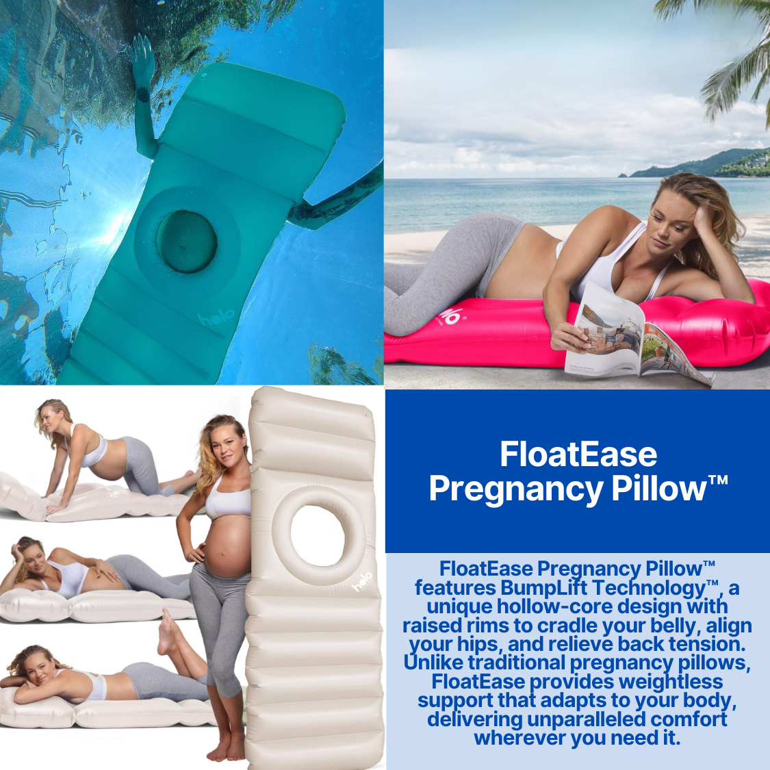 FloatEase Pregnancy Pillow™ - Maternity Pillow