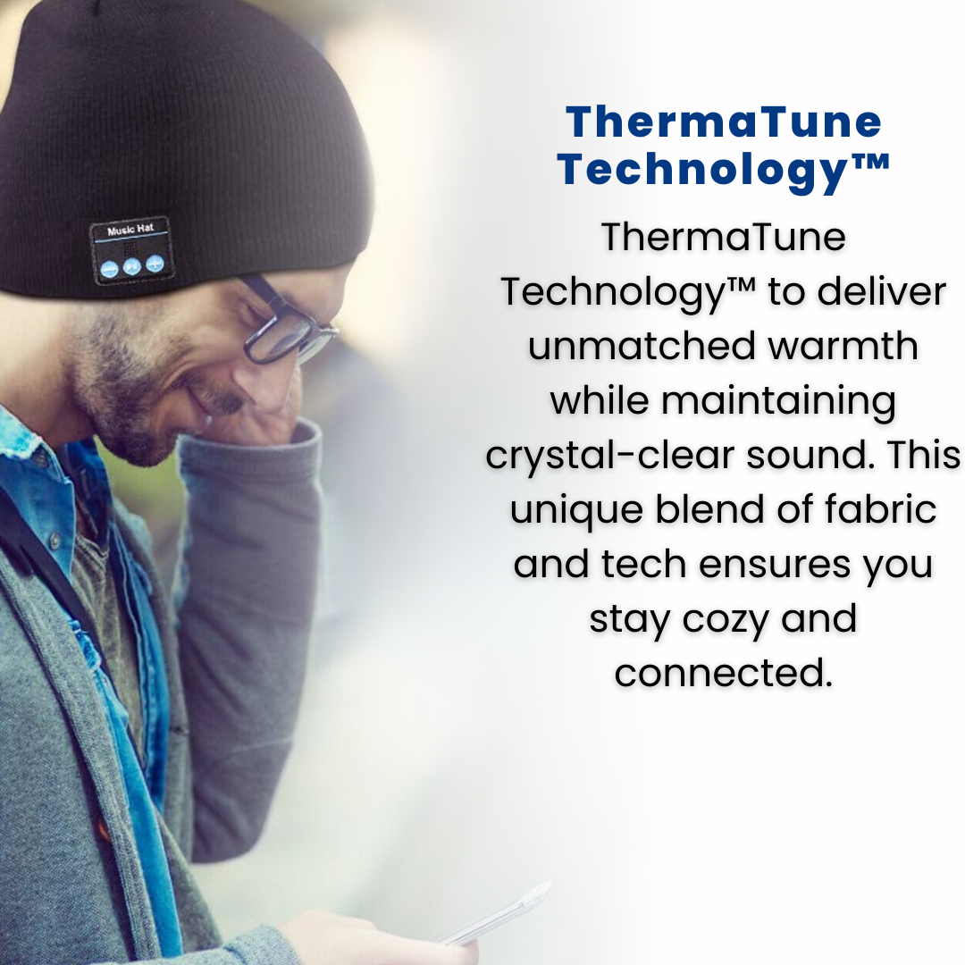 ThermaBeat Beanie™ - Bluetooth Beanie Hat
