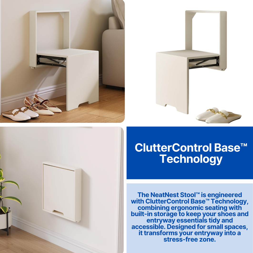 NeatNest Stool™ - Shoe Changing Stool