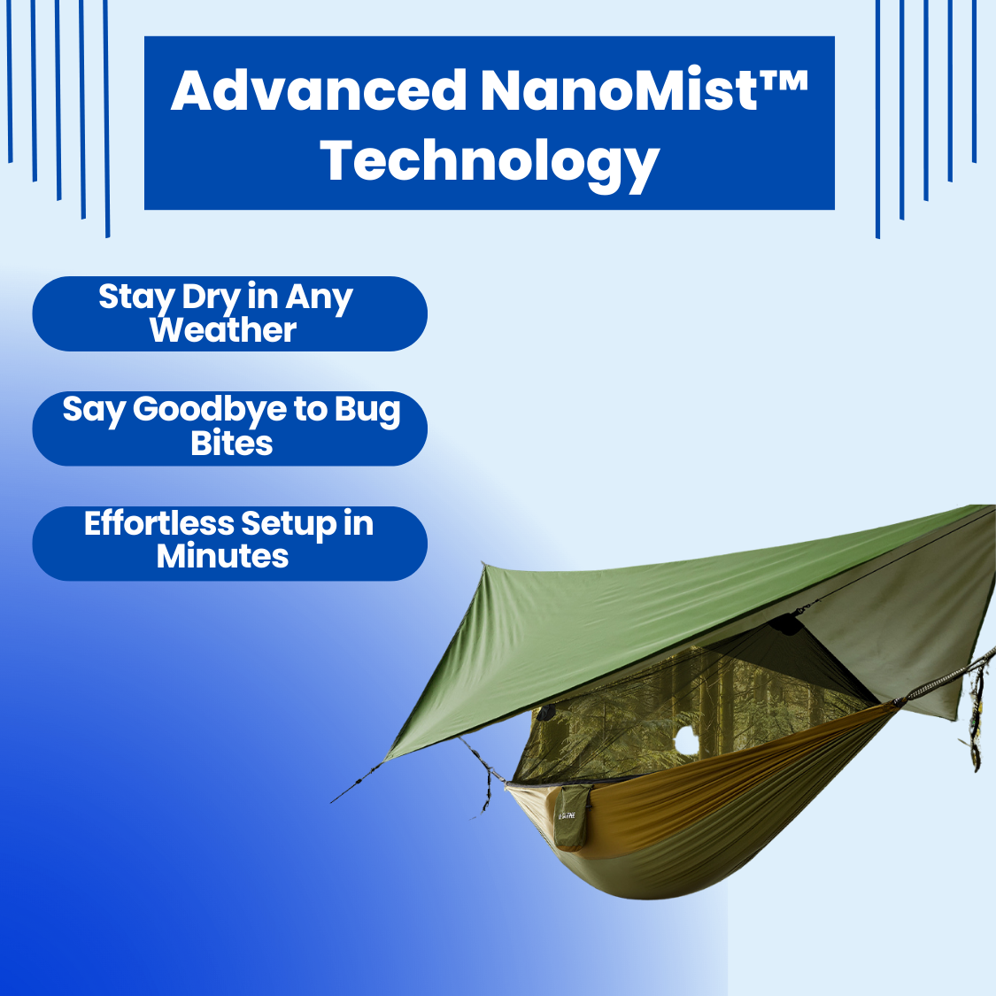NatureGuard Hammock™ - Camping hammock