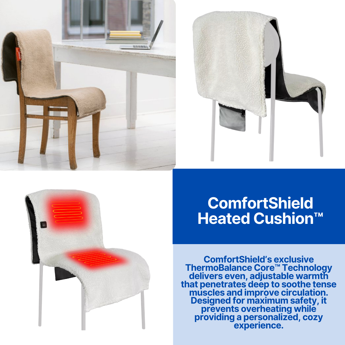 ComfortShield Heated Cushion™ - Heated Seat Cushion