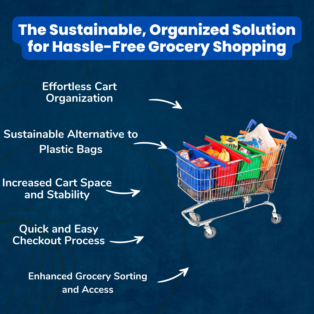 EcoPack Cart Bags™ - Reusable Trolley Bags
