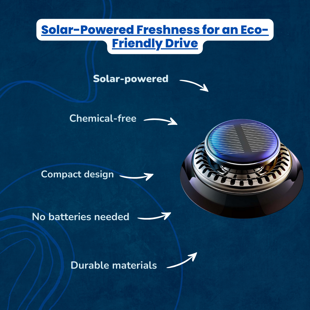 SunBreeze Auto Diffuser™ - Solar-Powered Car Diffuser