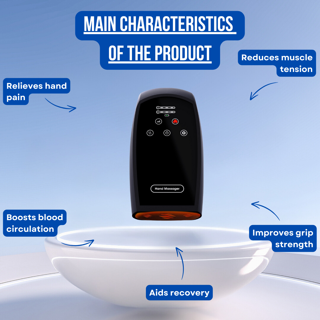 HandHaven Elite™ - Hand Massager