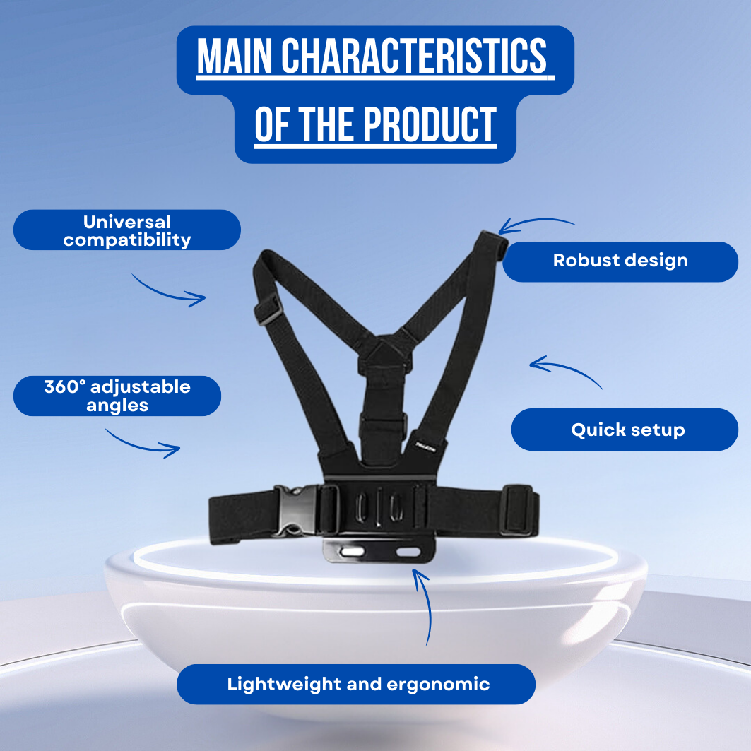 CaptureClutch™ - Phone Chest Strap