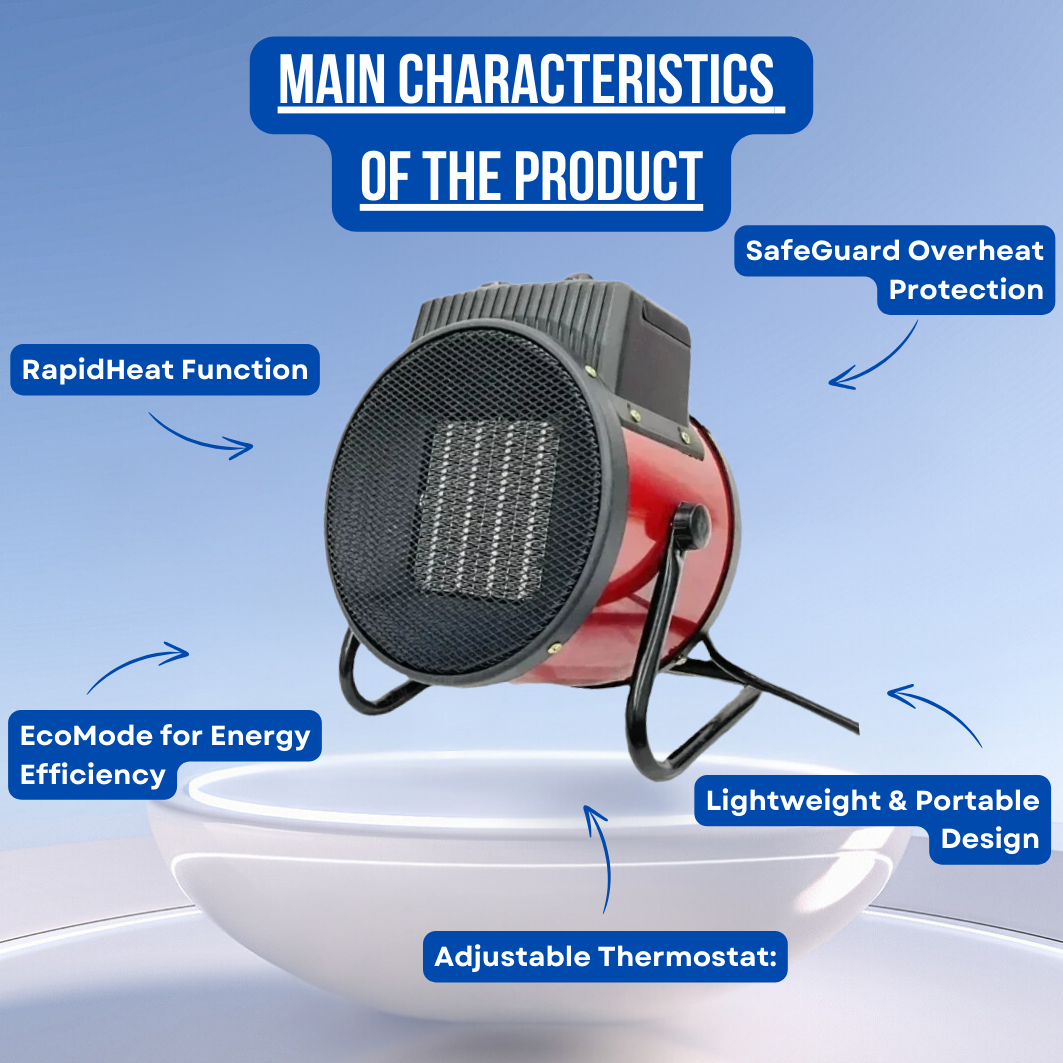 HeatFlow WhisperTech™ - Portable Electric Heater