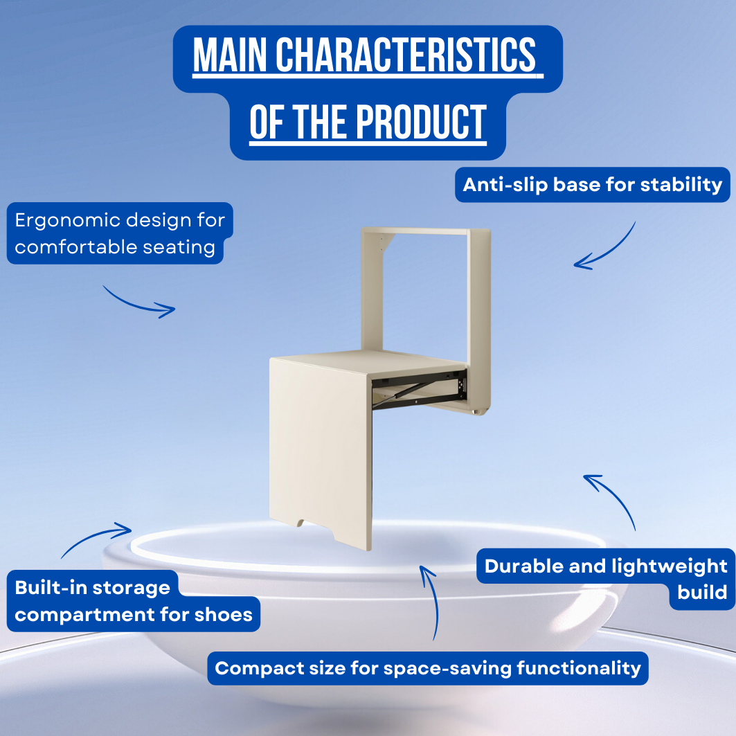 NeatNest Stool™ - Shoe Changing Stool