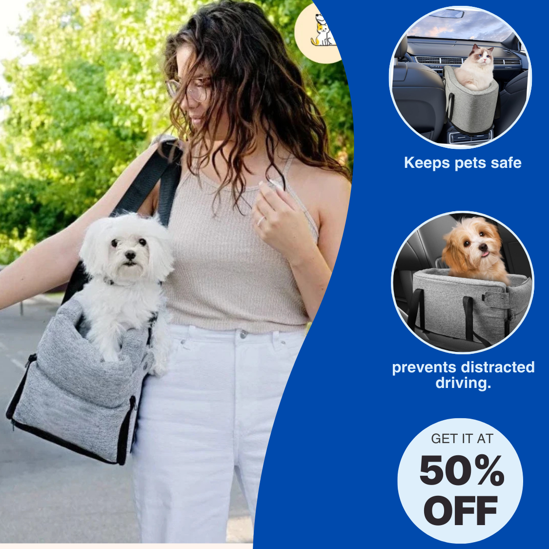 SafeNest™ - Pet Car Seat