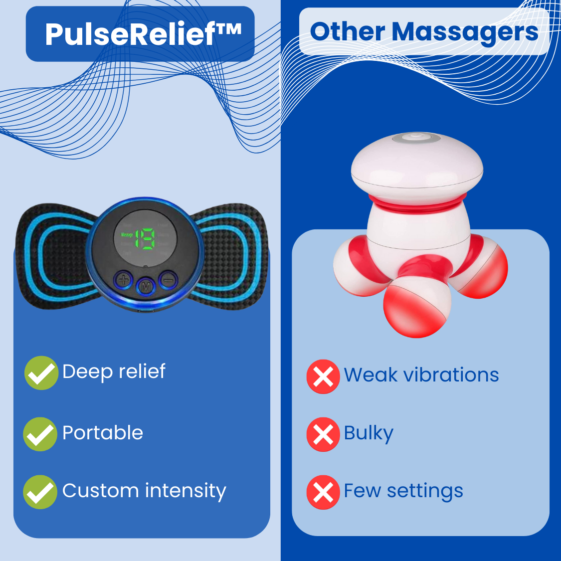 Pulse Relief Hub - Deep tissue massager