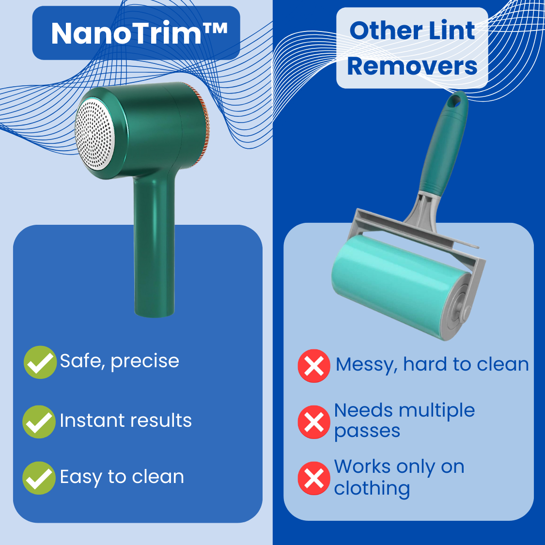 NanoTrim™- Lint remover for clothes