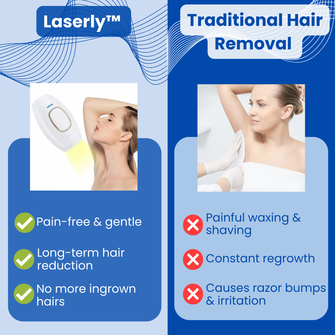 Laserly™ - Laser Hair Removal