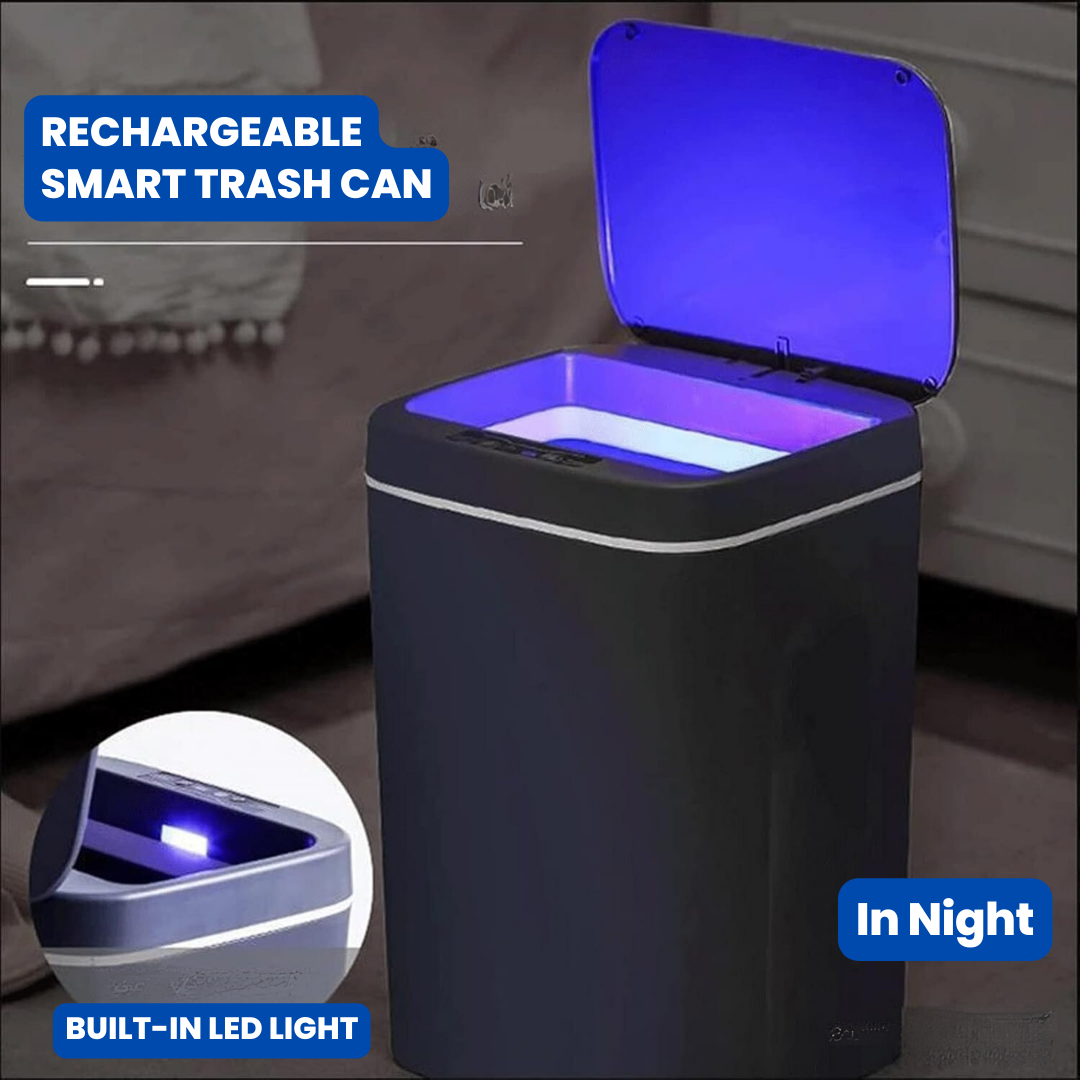 SmartDisposal Elite™ - Touch-Free Trash Can