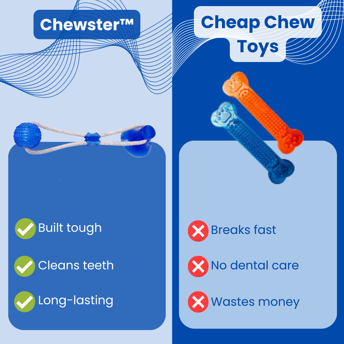 Chewster™ - Dog chew toy