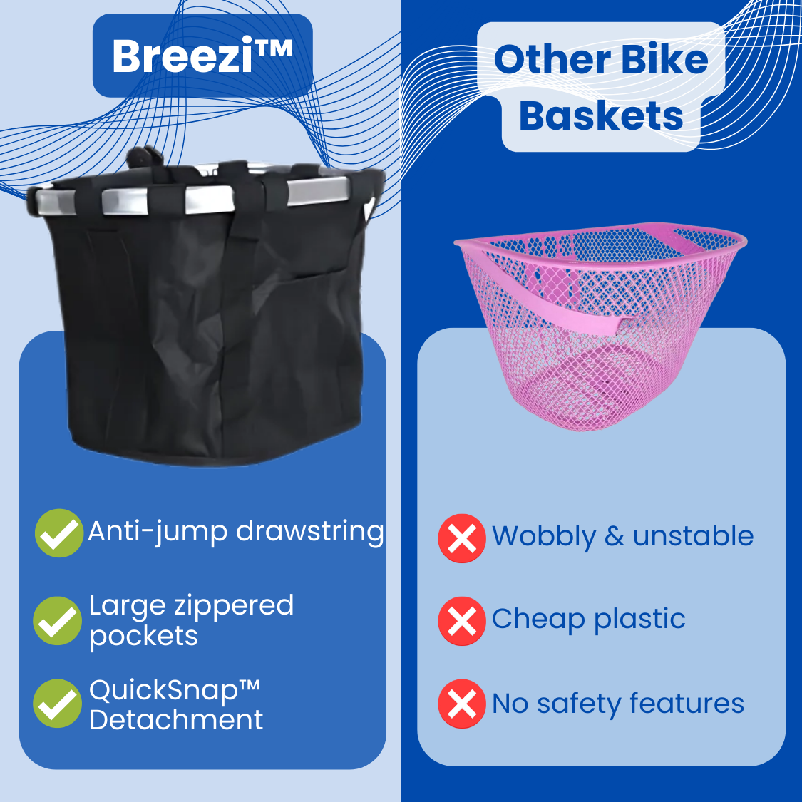 Breezi™ - Dog bike carrier