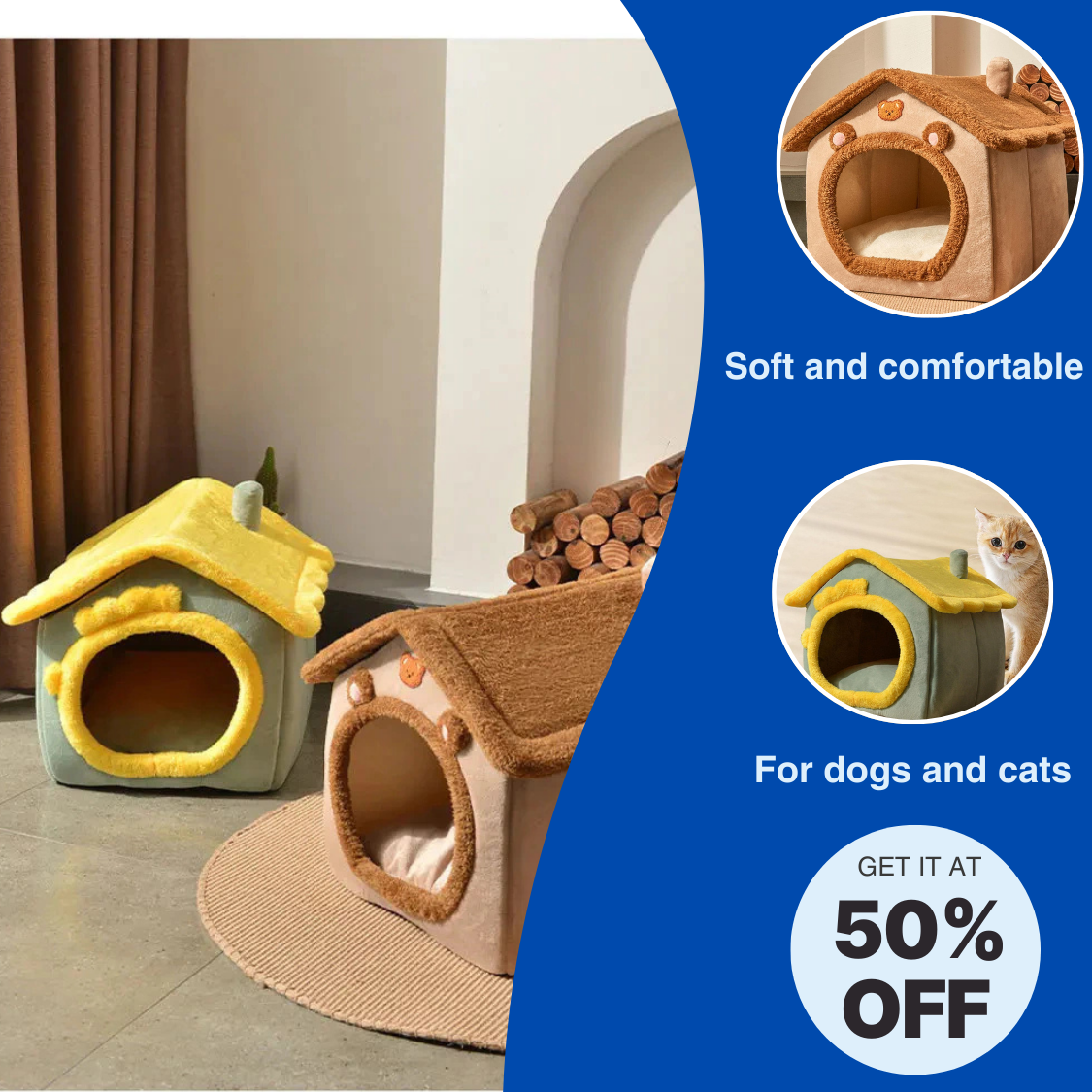 Snuggle Nest™ Pet Bed - Pet Bed