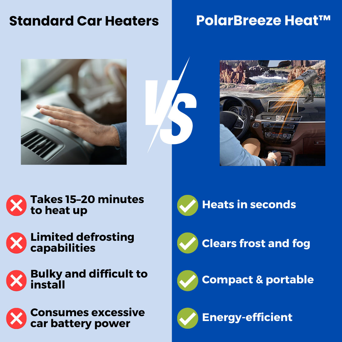 PolarBreeze Heat™ - Car Heater