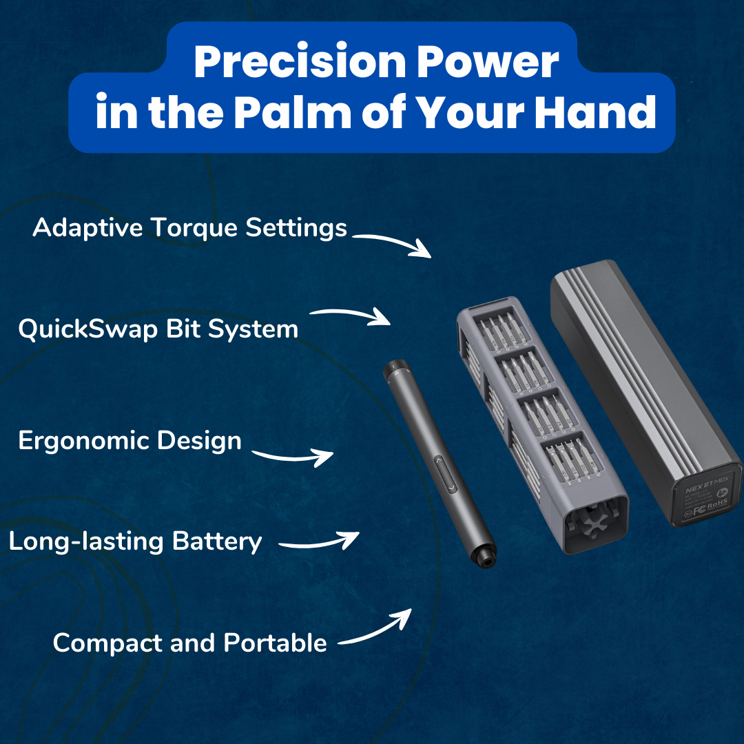 TorqueFlow E1™ - Mini Electric Screwdriver
