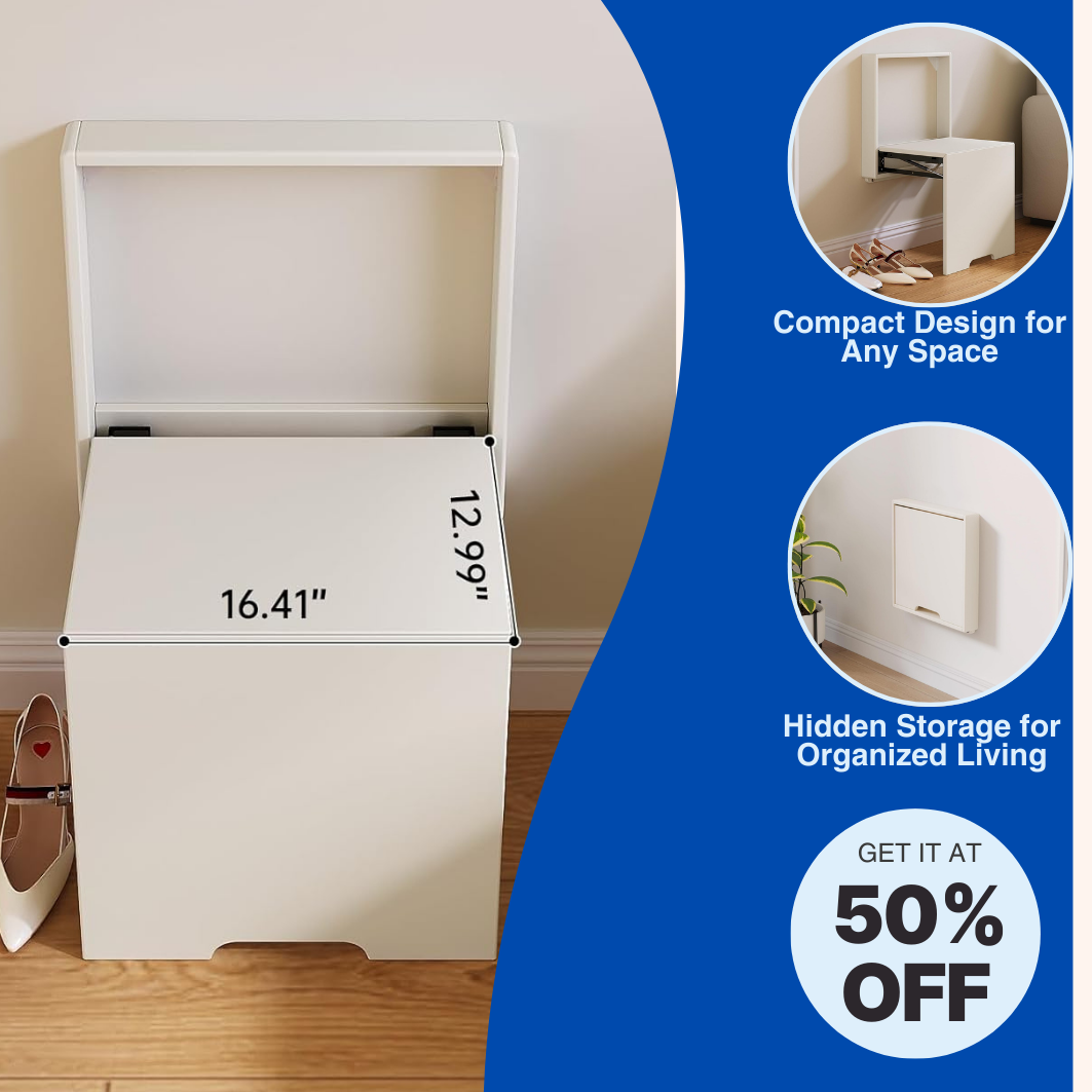 NeatNest Stool™ - Shoe Changing Stool
